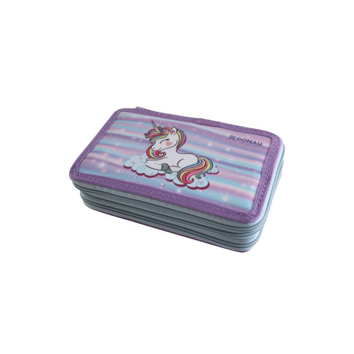 Astuccio a 3 zip Donau fantasia unicorno - conf. da 3 pezzi - 322245019 main product photo