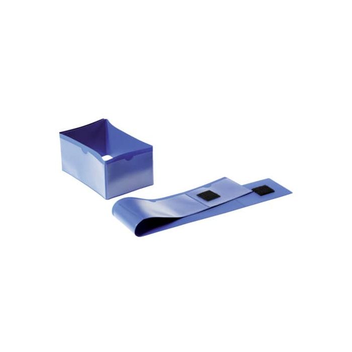Buste a fascia DURABLE per piede pallet polipropilene blu scuro 145 x 75mm conf. 50 - 172407 main product photo