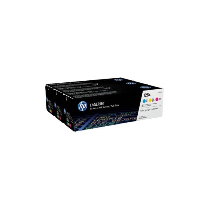 Toner 128A HP ciano+magenta+giallo Conf. 3 - CF371AM main product photo