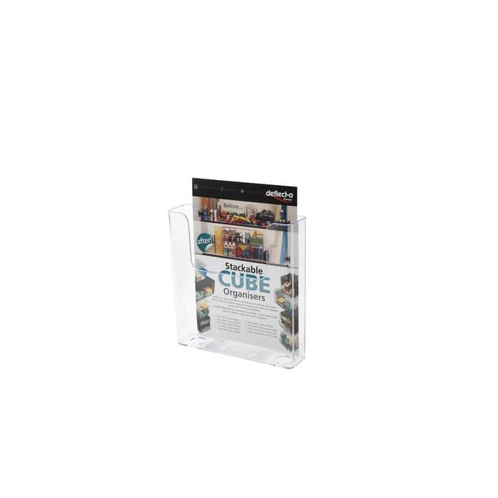 Portadocumenti deflecto® A5 in polistirene trasparente 76301 main product photo