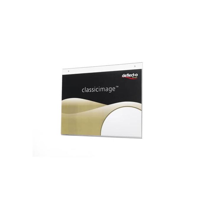 Portastampati da parete deflecto® A4 orizzontale in polistirene trasparente 46901 main product photo