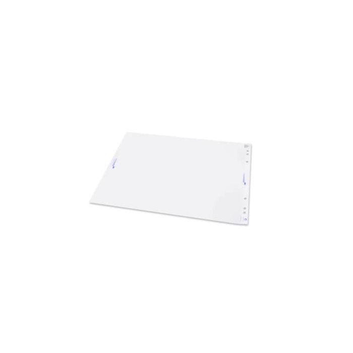 Blocco di carta per lavagna Legamaster 20 fogli 65x98 cm bianco liscio conf 5 rotoli - L-1560 00 main product photo
