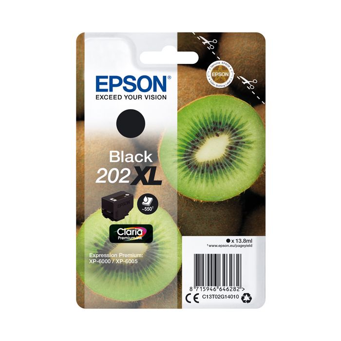 EPSON CARTUCCIA INCHIOSTRO NERO 202 XL KIWI main product photo