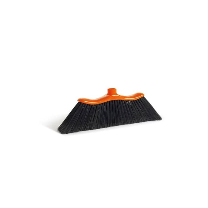 Scopa per interni ed esterni Onda Perfetto Factory 37x4x12 cm. coccia arancio / setole nere - 0050E main product photo