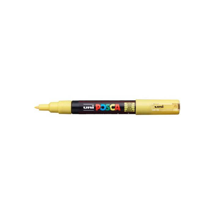 Marcatore a tempera POSCA Uni-Ball punta tonda 0,7 mm giallo M PC1M G main product photo