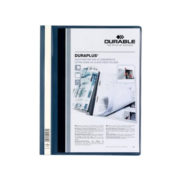 Cartellina ad aghi DURABLE DURAPLUS® A4 blu 257907 main product photo
