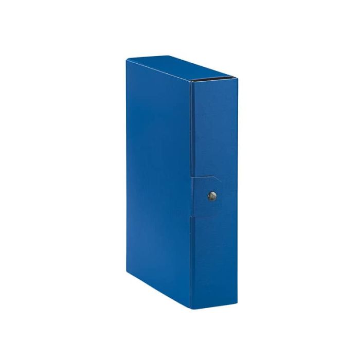 Cartelle portaprogetti Esselte C28 EUROBOX dorso 8 cm presspan biverniciato blu - 390328050 main product photo