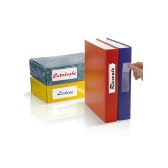 Portaetichette Adesive Sei Rota - Confezione Da 10 Pezzi, Formato 65x140 Mm - Foto 10