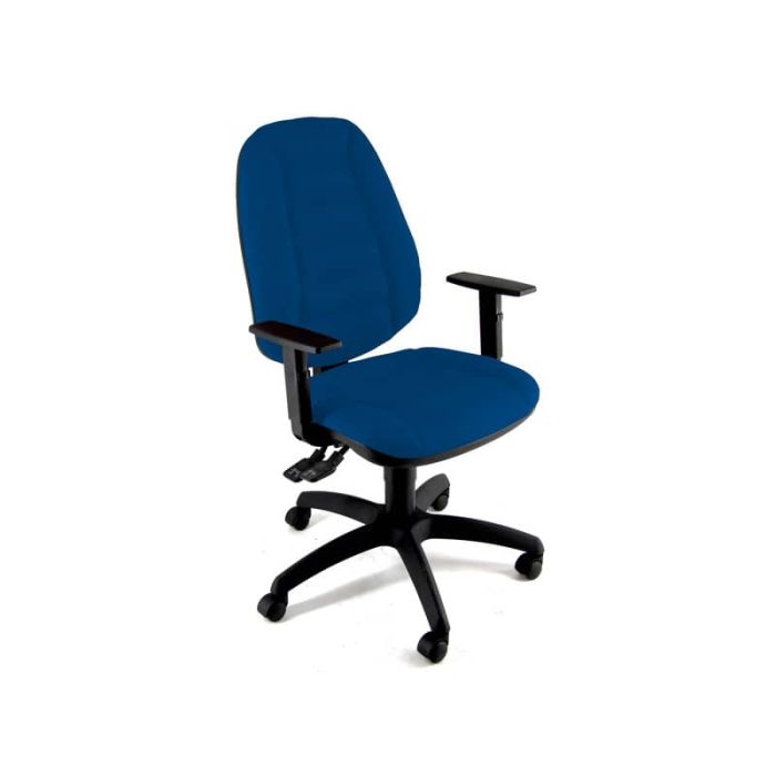 Sedia operativa girevole Unisit Cerere CRSY Eco Smart - rivestimento fili di luce blu - CRSY/F11 main product photo