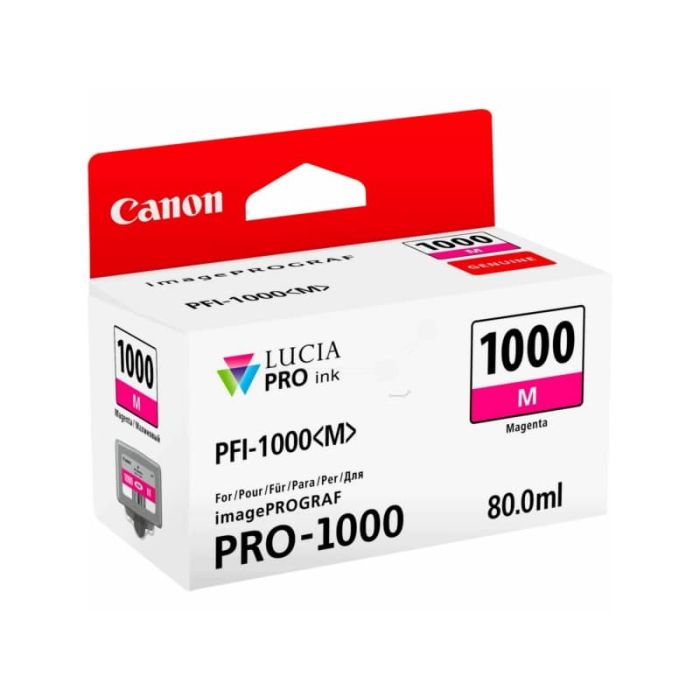 Cartuccia inkjet PFI-1000M Canon magenta 0548C001 main product photo