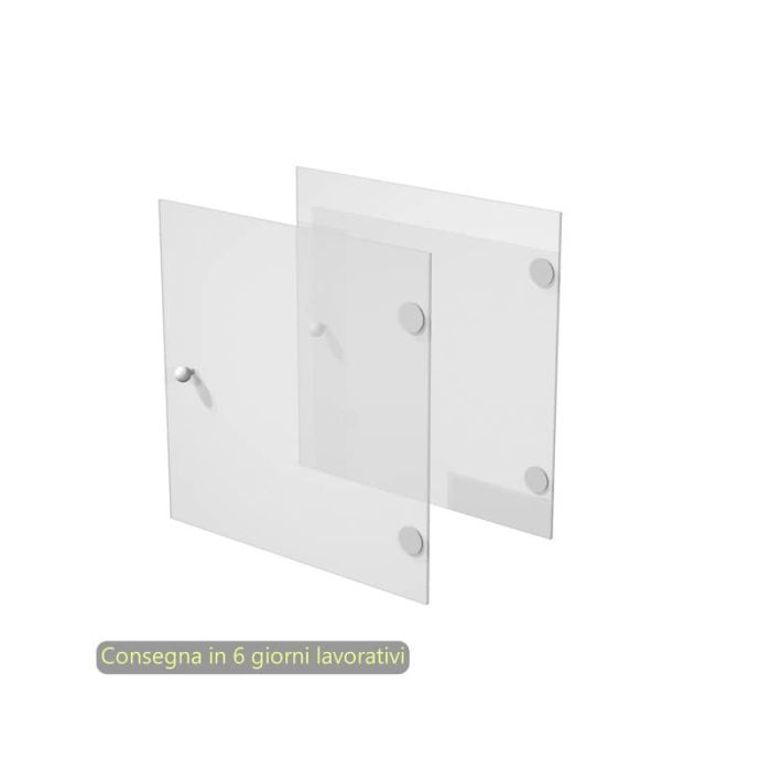 Libreria componibile Artexport Maxicolor - Set 2 antine Vetro satinato 2A-MaxC-G main product photo