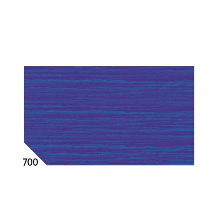 Carta crespa - 50 x 250 cm - 48 gr/m² - blu 700 - Rex Sadoch - conf.10 rotoli main product photo