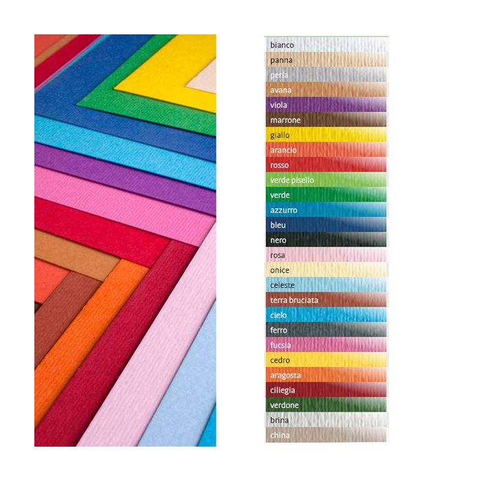 Cartoncino colorato Fabriano Elle Erre 50x70 cm 220 g conf. 20 fogli - china - 42450730 main product photo