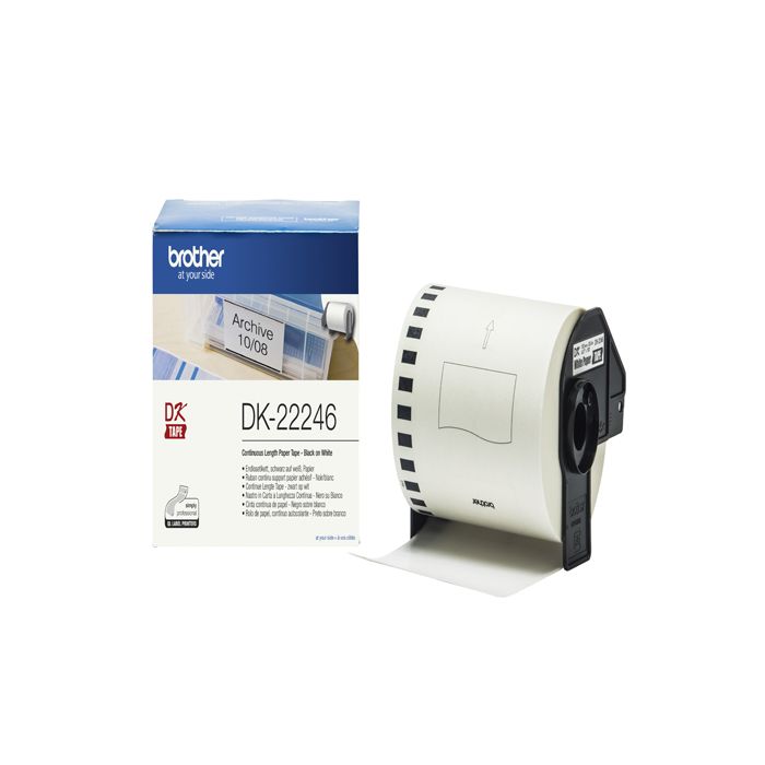 BROTHER Nastro ades in carta Nero/Bianco 103.6 mm-30.48 metri lunghezza per QL1100/1110N main product photo