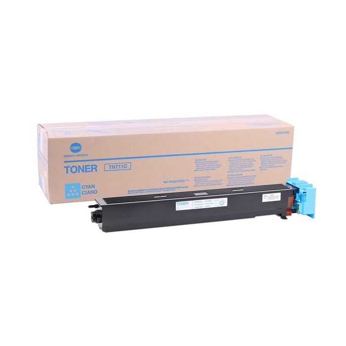 KONICA-MINOLTA TONER CIANO per BIZHUB C654E/C754E (35.100 pagine)- TN-711C main product photo