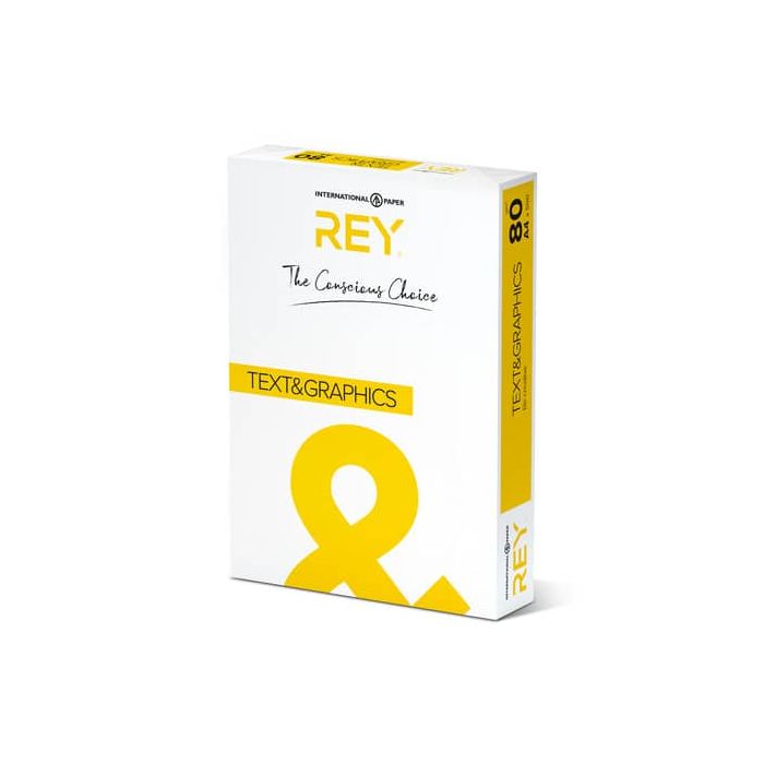 Carta per fotocopie A3 INTERNATIONAL PAPER Rey Text & Graphics 170 CIE 96 ff 90 g/m² Risma 500 fogli - RYTEG090X428 main product photo