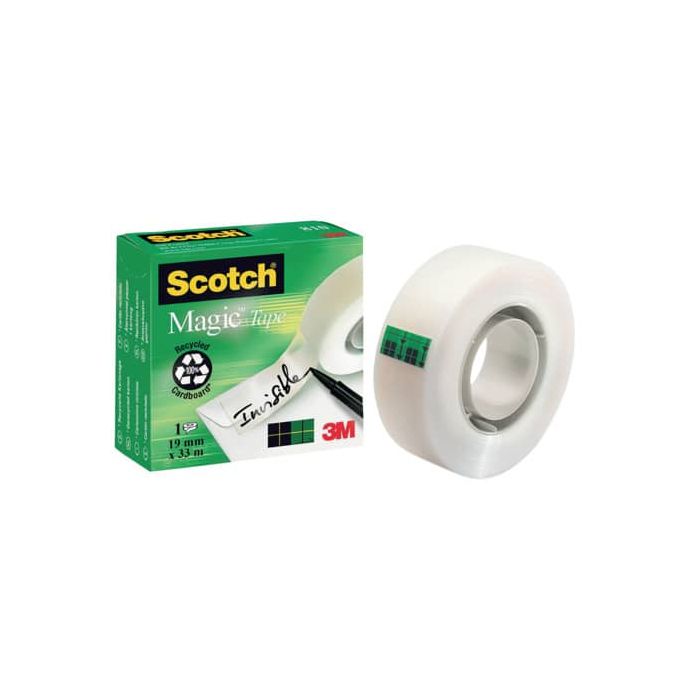 Nastro adesivo Scotch Magic™ 810 19 mm x 33 m trasparente opaco 810-1933 main product photo