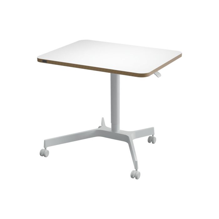 Scrivania compatta Sit - Stand pneumatica Leitz Ergo bianco - 600x650x800 mm - 65360001 main product photo