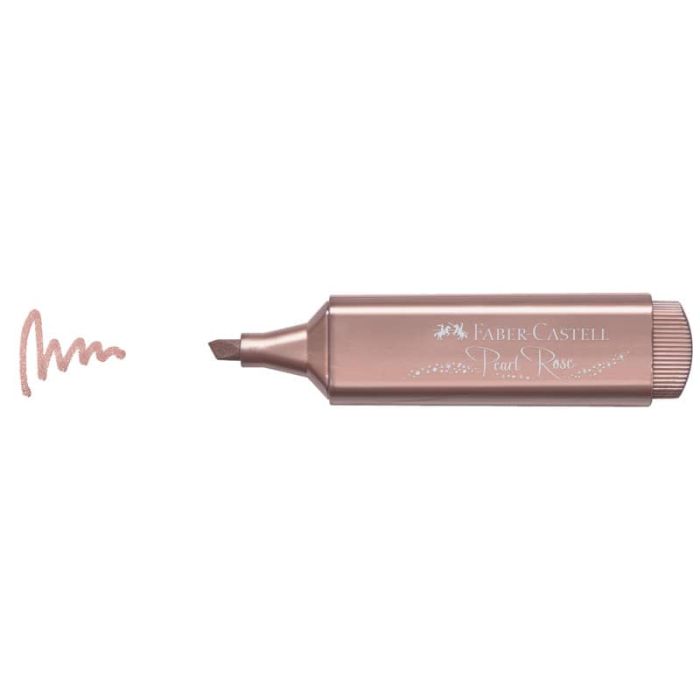 Evidenziatore Textliner 46 tratto 1-2-5 mm Faber-Castell metallic rose - 154626 main product photo
