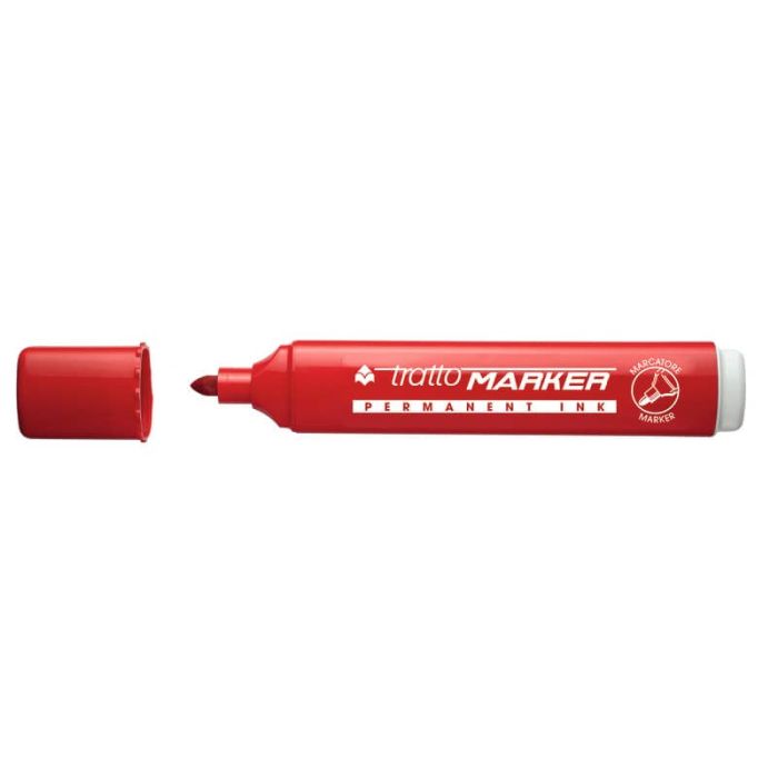 Marcatore permanente TRATTO Marker punta tonda 4,7 mm rosso 841102 main product photo