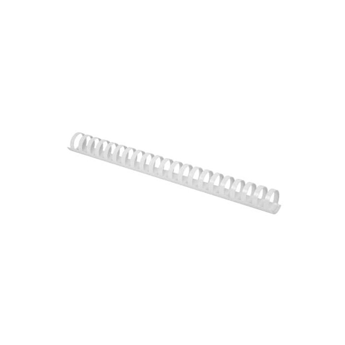 Spirali in PVC per rilegatura Q-Connect 22 mm - colore bianco - conf. 50 pezzi - KF32117 main product photo