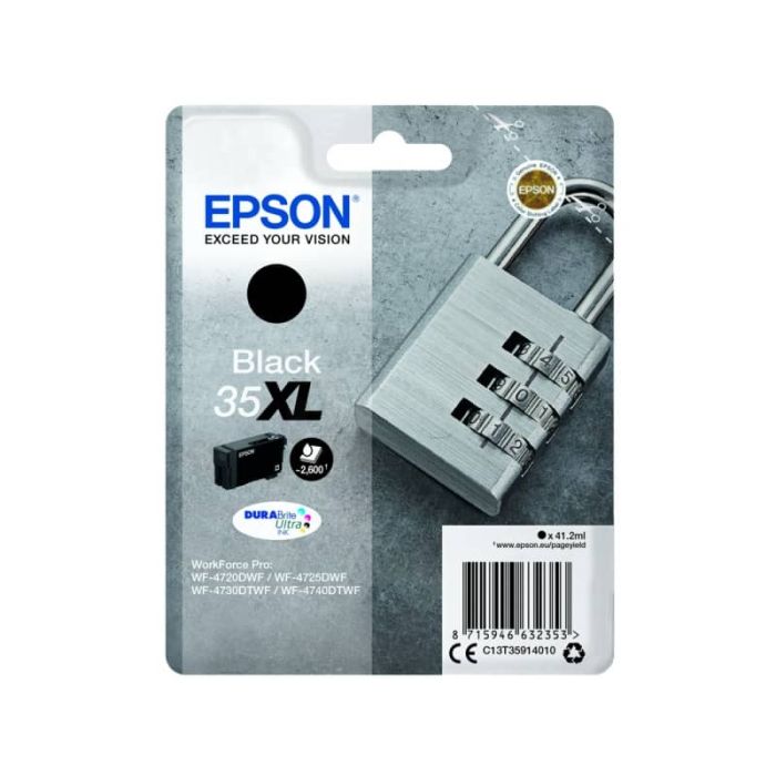 Cartuccia inkjet alta capacità Lucchetto 35XL Epson nero C13T35914010 main product photo