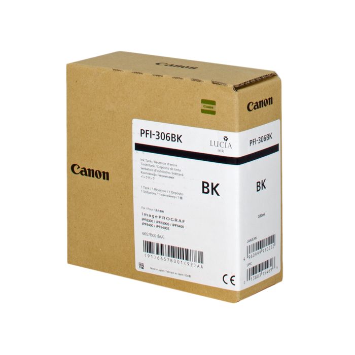 CANON SERBATOIO NERO PFI-306 BK SINGOLO main product photo