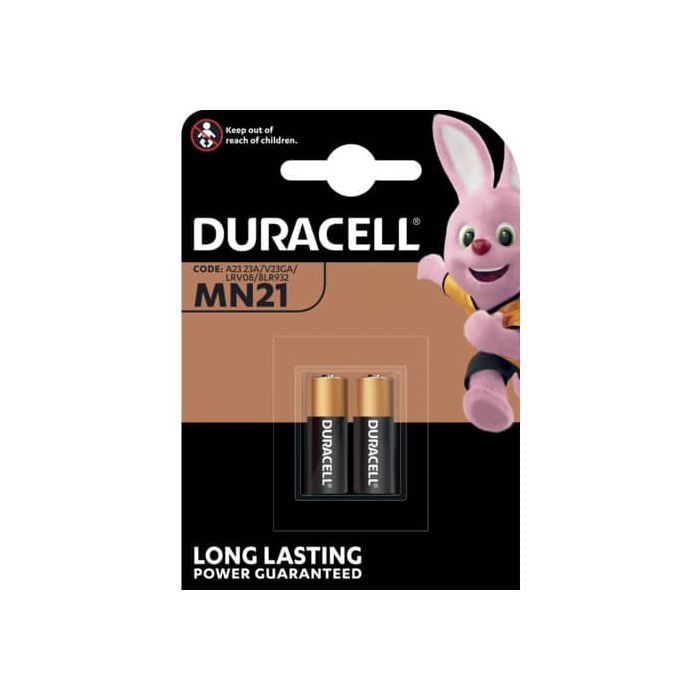 Batterie alcaline Duracell MN21 12 v apricancello/macchina MN21 conf. da 2 - DU25 main product photo