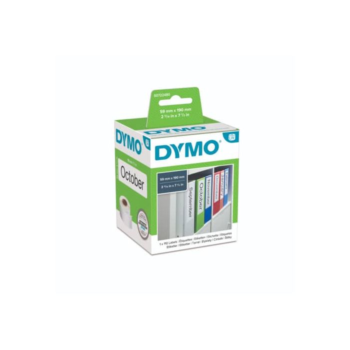 Rotolo da 110 etichette Dymo LabelWriter registratori G. 190x59 mm bianco S0722480 main product photo