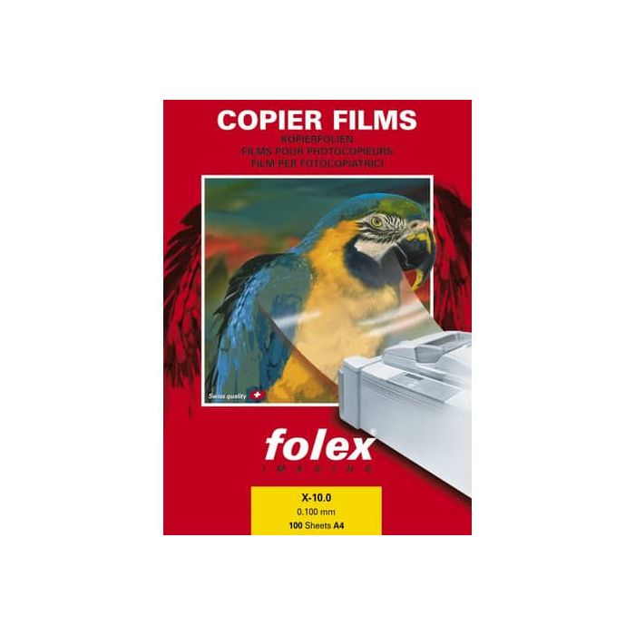 Film per fotocopiatrici monocrom. Folex X-10.0 poliestere traslucido opaco 0,1 mm A3 Conf. 50 pz. - 39100.100.43100 main product photo