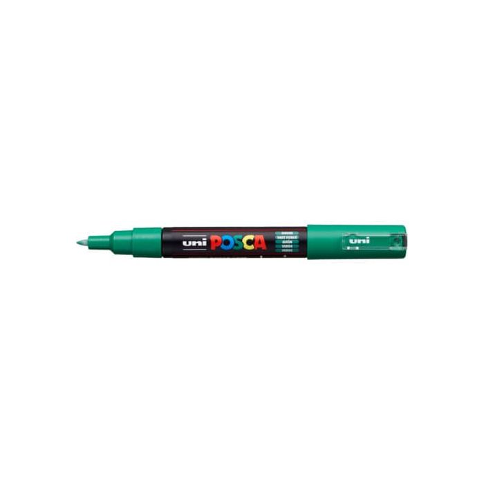 Marcatore a tempera POSCA Uni-Ball punta tonda 0,7 mm verde M PC1M V main product photo