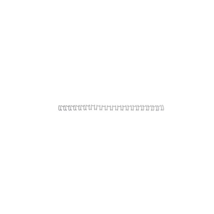 Spirali metalliche a 21 anelli GBC WireBind 6 mm A4 argento conf da 100 spirali - IB160431 main product photo