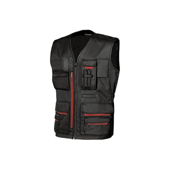 Gilet da lavoro con tasche multifunzionali Fun Black Carbon U-Power taglia L - HY018BC-L main product photo