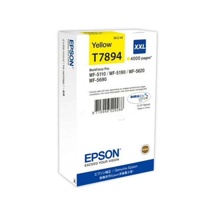 Cartuccia inkjet altissima resa T7894 - XXL Epson giallo C13T789440 main product photo