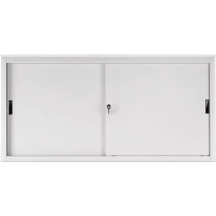 Sopralzo per armadio in metallo a porte scorrevoli Tecnical 2 618S 180x45x85 cm grigio main product photo