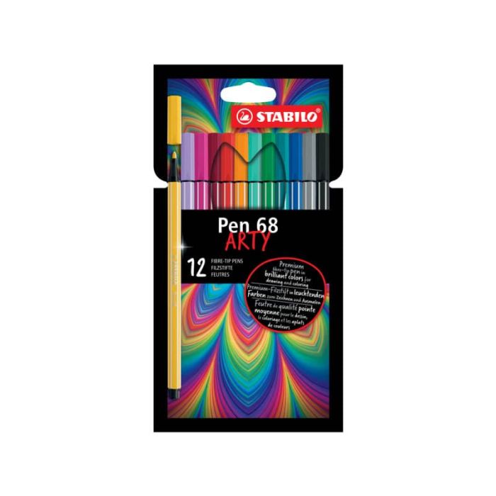 Pennarelli Stabilo Pen 68 arty - tratto 1 mm - colori assortiti Conf. 12 pezzi - 6812-1-20 main product photo