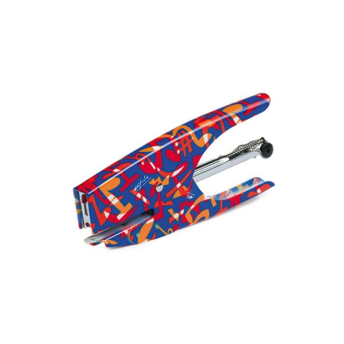 Cucitrice manuale a pinza POP OFFICE COLLECTION acciaio cromato fantasia NOTES passo 6 main product photo