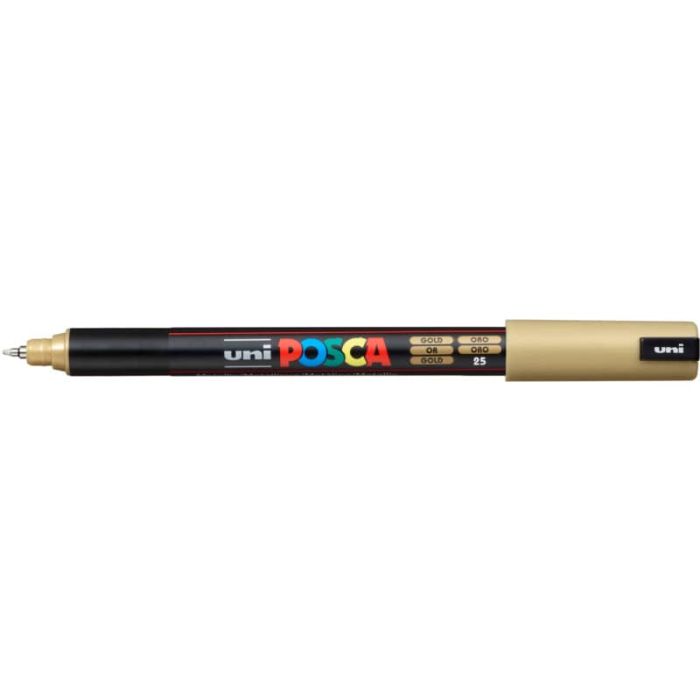 Marcatore a tempera POSCA Uni-Ball punta tonda 0,7 mm oro M PC1MR ORO main product photo