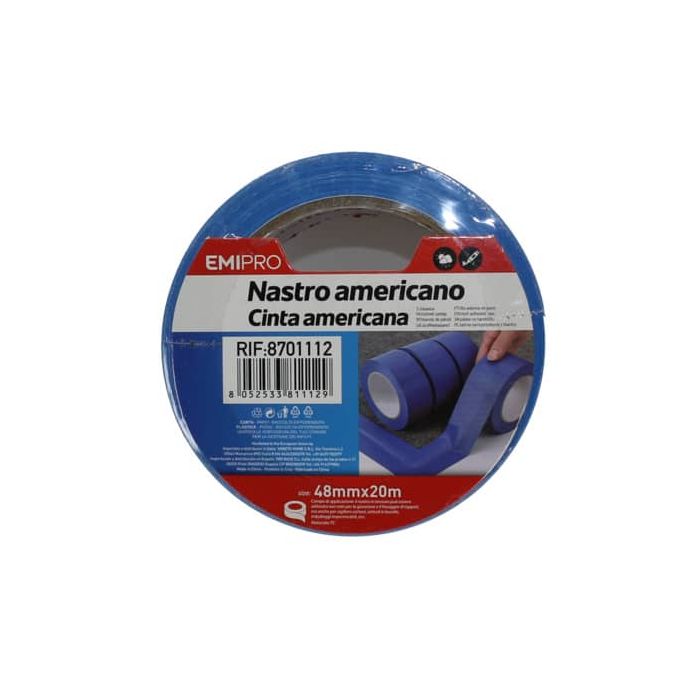 Nastro americano Emi 48 mm x 20 m blu 8701112 main product photo