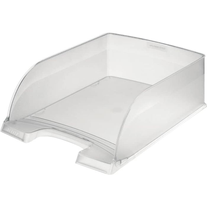 Vaschetta portacorrispondenza impilabile Leitz PLUS JUMBO in polistirolo A4 trasparente satinato - 52330003 main product photo