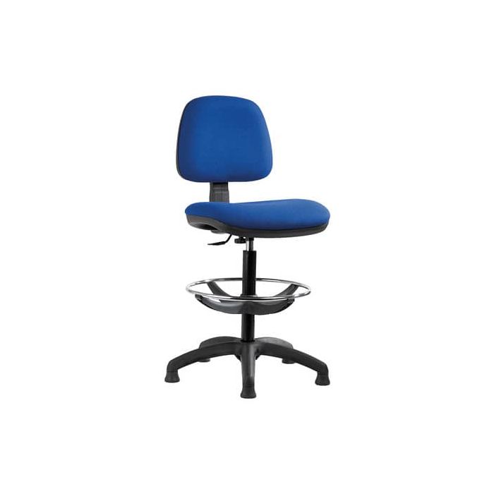 Sgabello tecnico Sofia B Designer in tessuto acrilico Seditaly con poggiapiedi nero - SFDBC0000C011 main product photo
