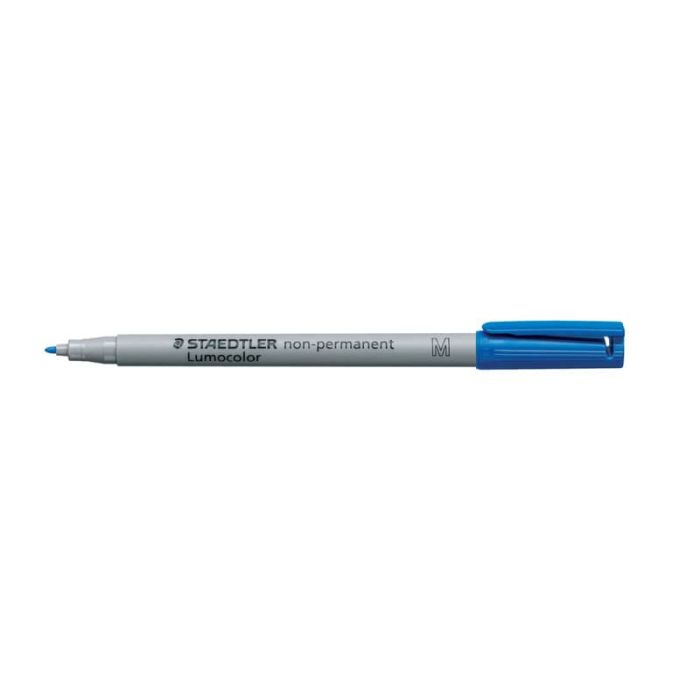 Penna a punta sintetica Staedtler Lumocolor non-permanent 315 M 1 mm blu - 315-3 main product photo