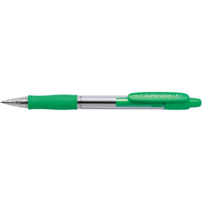 Penna a sfera a scatto Pilot Super Grip 0,7 mm verde 001534 main product photo