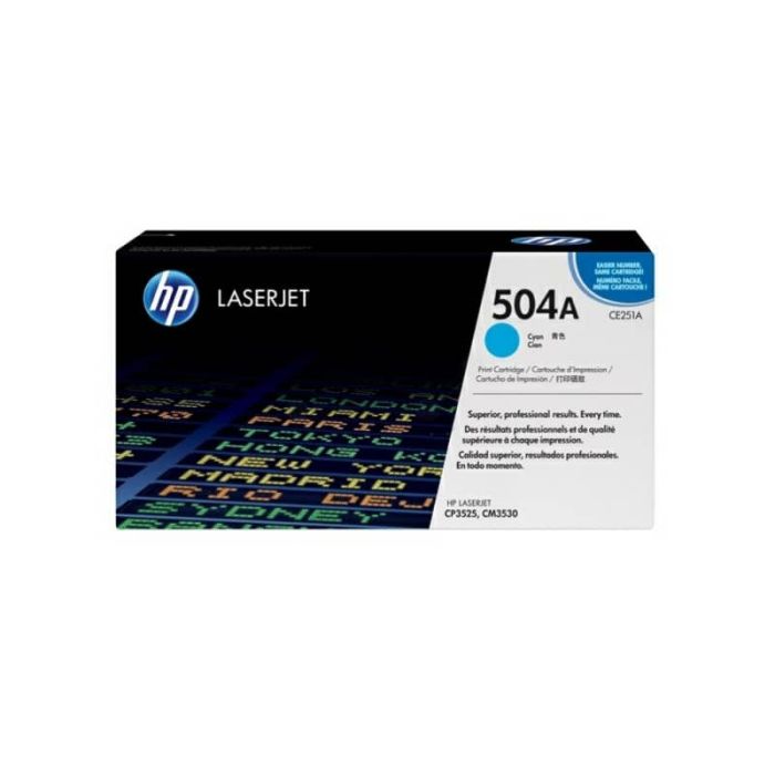 Toner 504A HP ciano CE251A main product photo