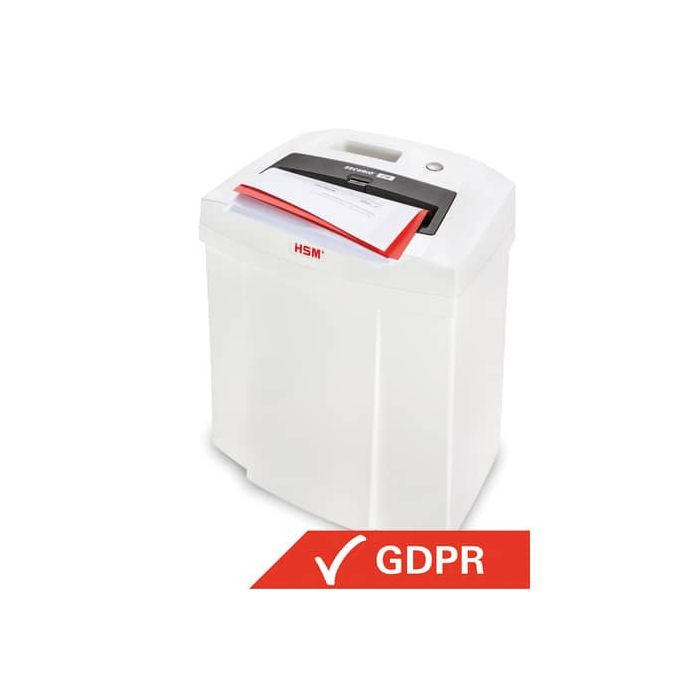Distruggidocumenti HSM SECURIO C14 - P-2 taglio a strisce 3,9 mm - cestino 20 L - bianco - 2250111 main product photo