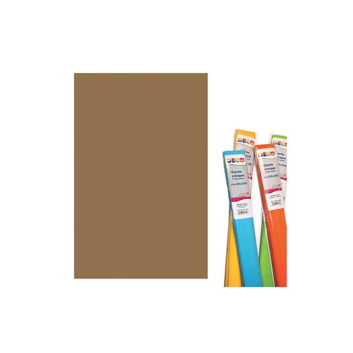 Rotolo di Carta crespa - 50x250 cm - 40 g/m² Deco marrone 10713/19 main product photo