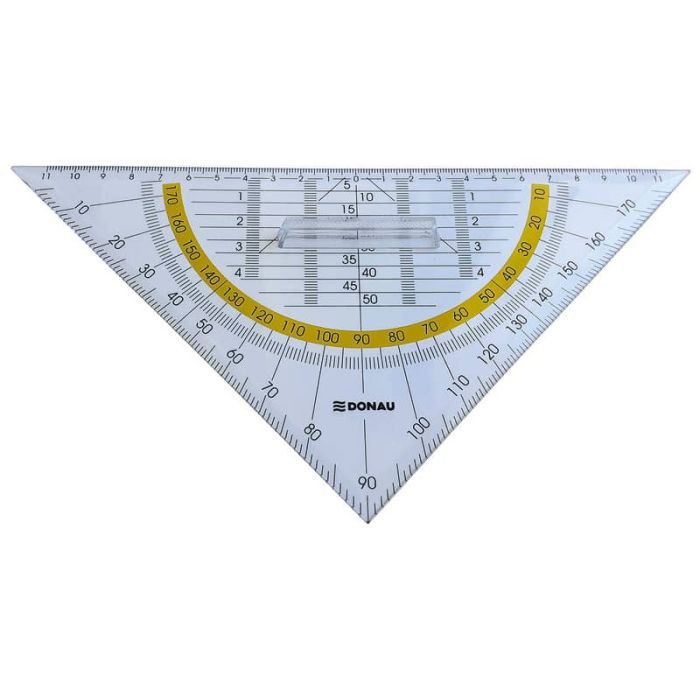 Squadra con goniometro 25 cm Donau con impugnatura 45° 4210004-00 main product photo