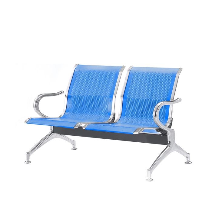 Panca attesa - 2 posti - in acciaio - blu - Serena Group main product photo