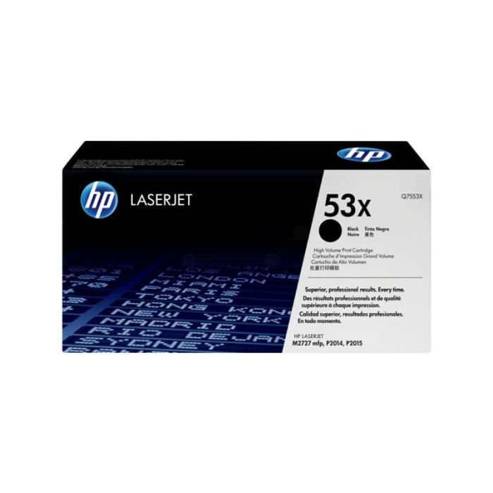 Toner alta capacità 53X HP nero Q7553X main product photo