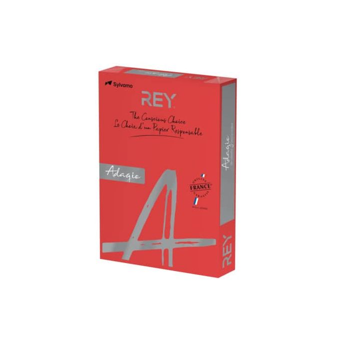Carta colorata A4 International Paper Rey Adagio 160 g/m² rosso intenso 22 - Risma da 250 fogli - ADAGI160X462 main product photo